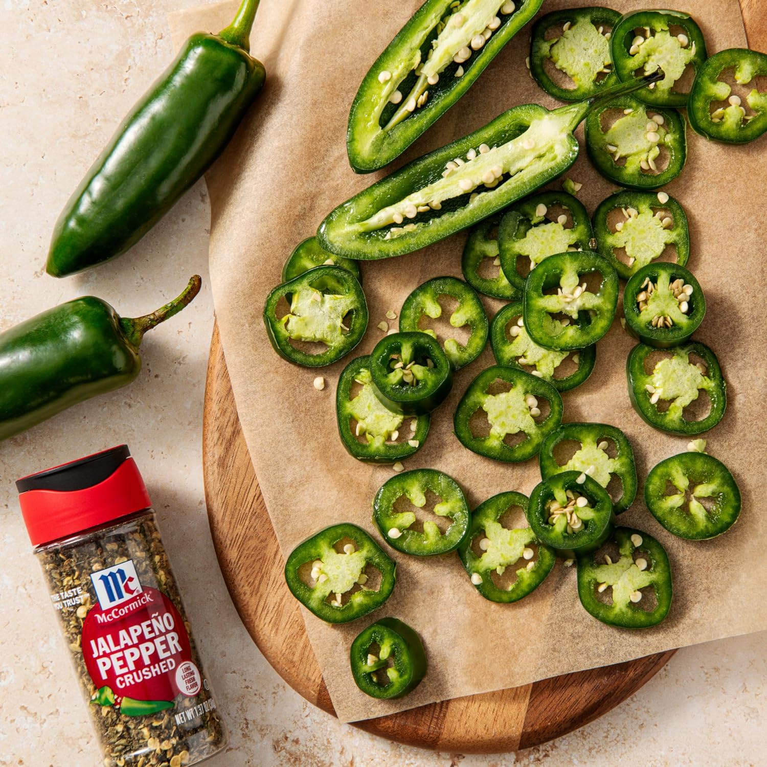 McCormick Crushed Jalapeño Pepper, 1.37 oz — Thoughtful Housewarming Gift for Home Cooks Who Love Tex-Mex Flavor