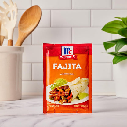 McCormick Fajita Seasoning Mix – Meal Prep Seasoning for Weekly Lunchbox Packing and Tex-Mex Bowls