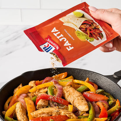 McCormick Fajita Seasoning Mix – Meal Prep Seasoning for Weekly Lunchbox Packing and Tex-Mex Bowls