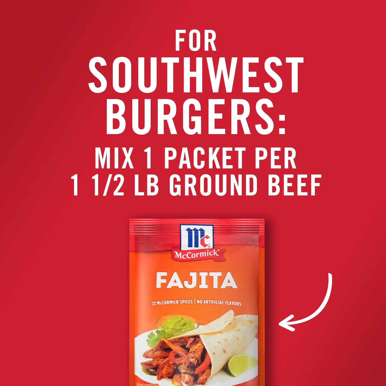 McCormick Fajita Seasoning Mix – Meal Prep Seasoning for Weekly Lunchbox Packing and Tex-Mex Bowls