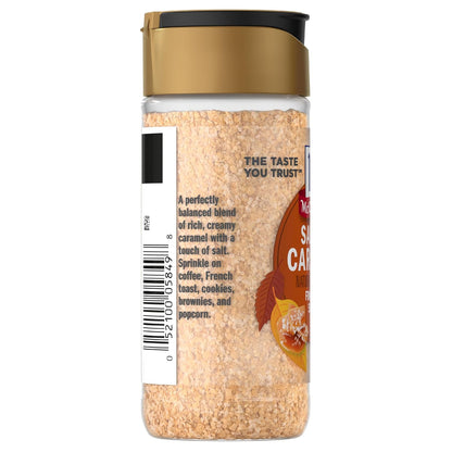 McCormick Finishing Sugar, Salted Caramel Decorative Jar – Cozy Kitchen Counter Accent for Fall Coffee Bar Styling