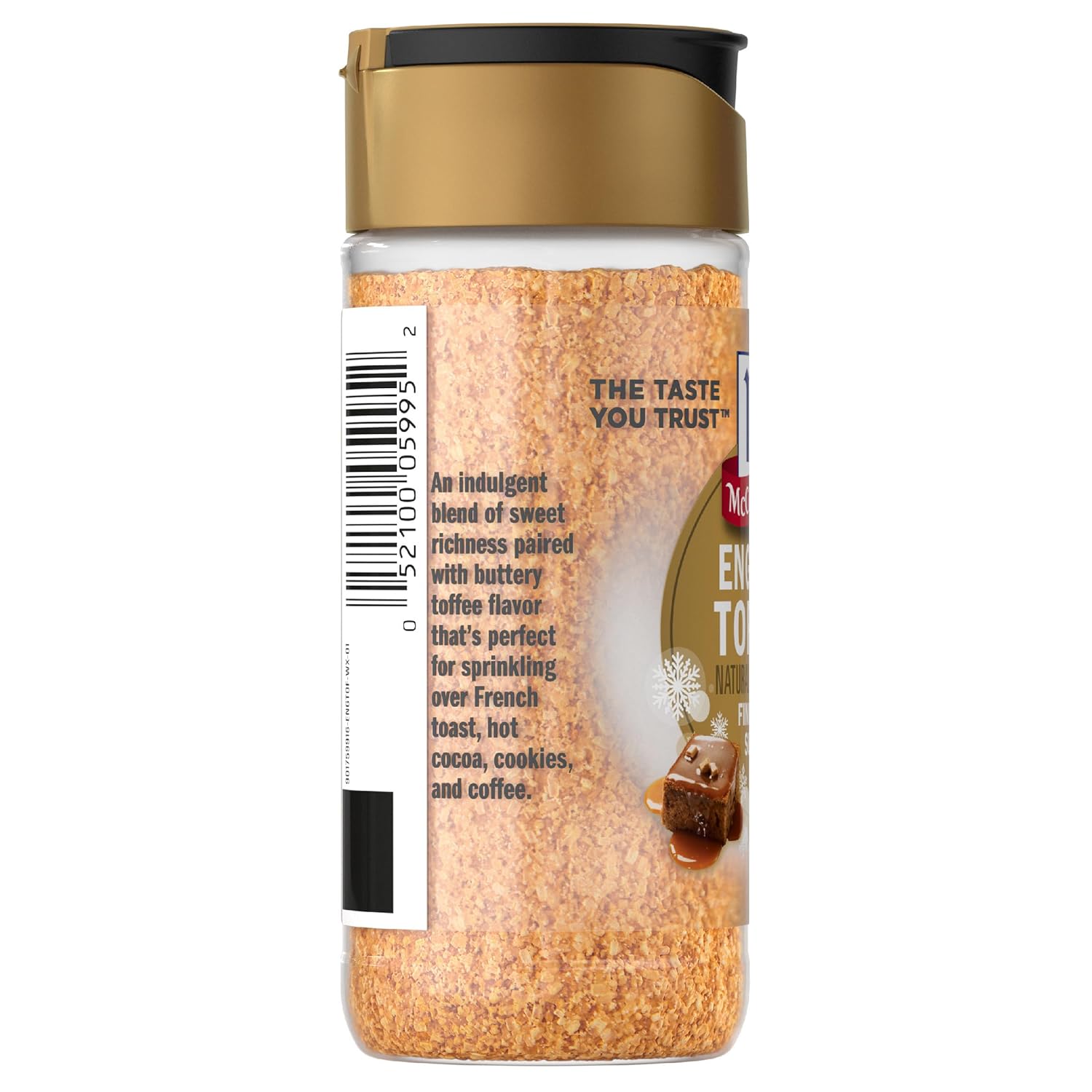 McCormick Finishing Sugar – Stocking Stuffer Gourmet Gift for Mom, Premium Holiday Baking & Drink Garnish