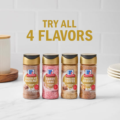 McCormick Finishing Sugar – Stocking Stuffer Gourmet Gift for Mom, Premium Holiday Baking & Drink Garnish