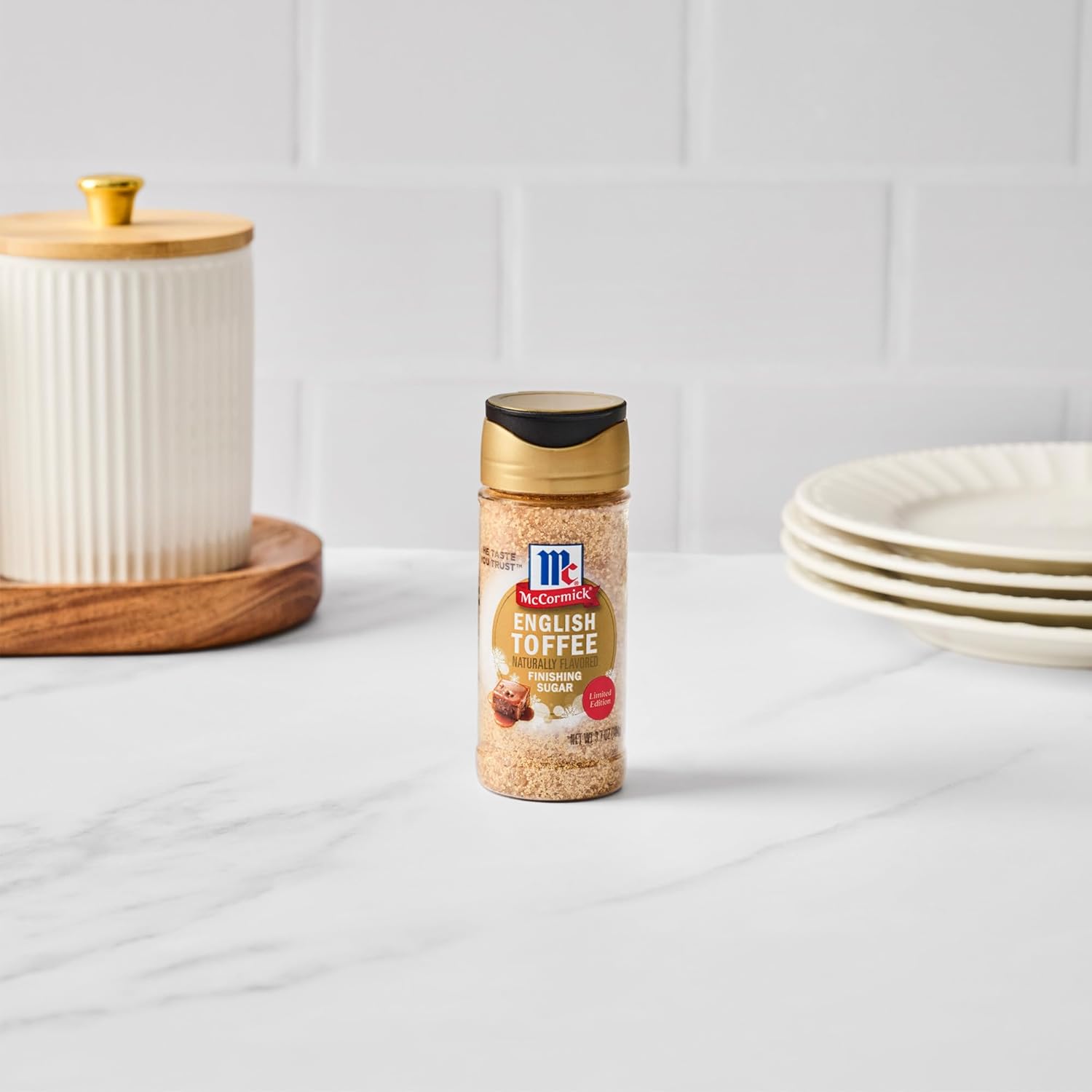 McCormick Finishing Sugar – Stocking Stuffer Gourmet Gift for Mom, Premium Holiday Baking & Drink Garnish