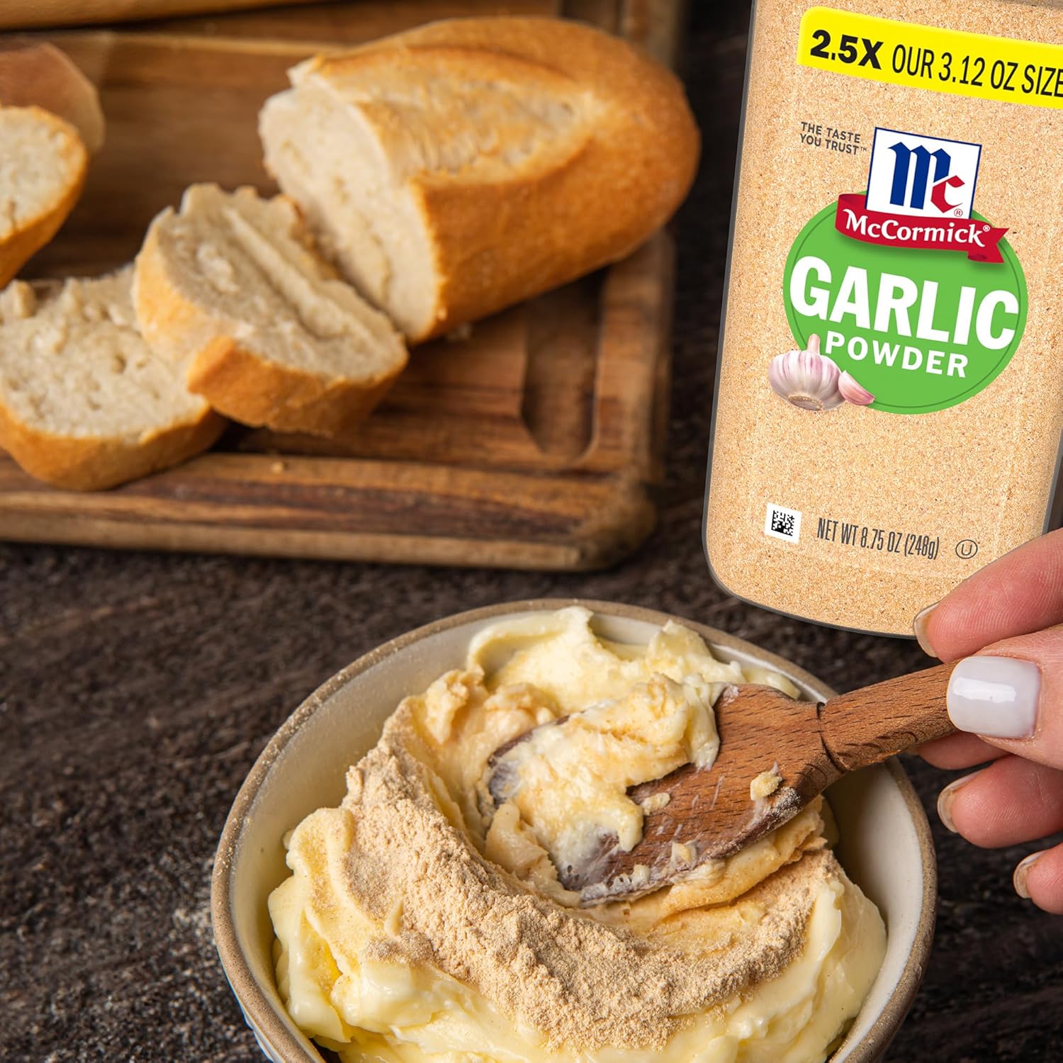 McCormick Garlic Powder – Single-Jar Pantry Staple for Clutter-Free Kitchens, 8.75 oz