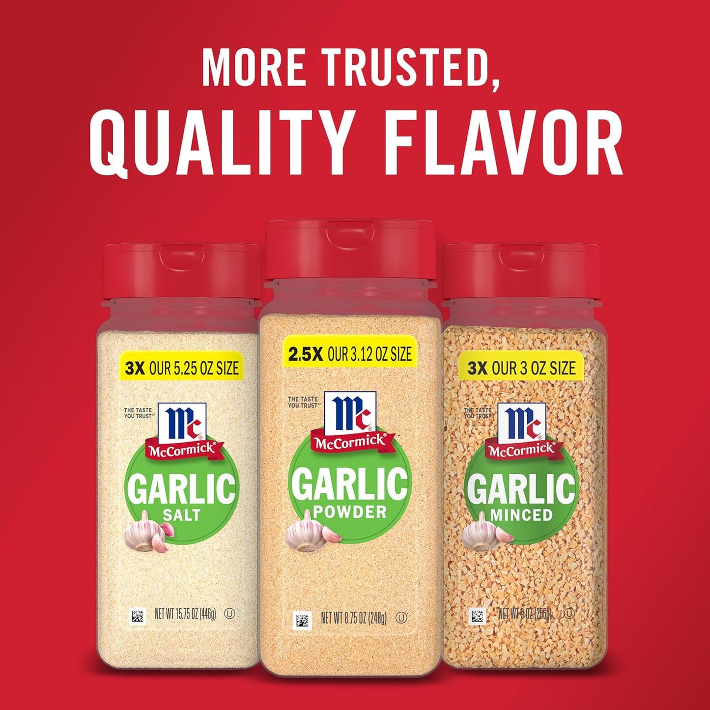 McCormick Garlic Powder – Single-Jar Pantry Staple for Clutter-Free Kitchens, 8.75 oz