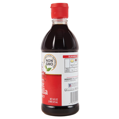 McCormick Gluten Free Vanilla Extract for Healthy Living, Non-GMO Baking Essential for Pantry Wellness Routine