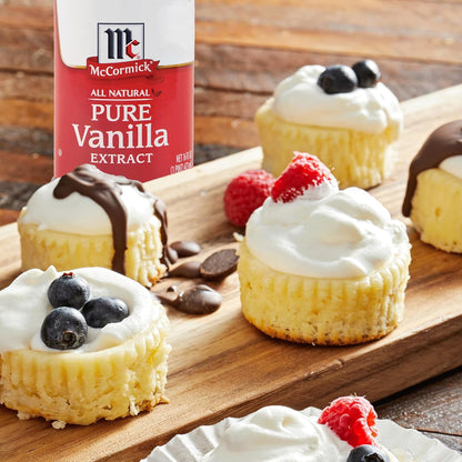 McCormick Gluten Free Vanilla Extract for Healthy Living, Non-GMO Baking Essential for Pantry Wellness Routine