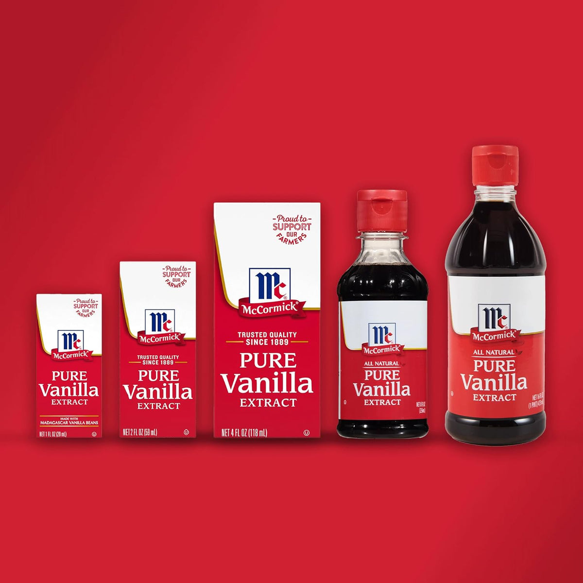 McCormick Gluten Free Vanilla Extract for Healthy Living, Non-GMO Baking Essential for Pantry Wellness Routine