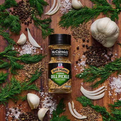 McCormick Grill Mates Dill Pickle Seasoning, 2.75 oz – Single-Shaker Pantry Staple Replacing Four Separate Spice Jars