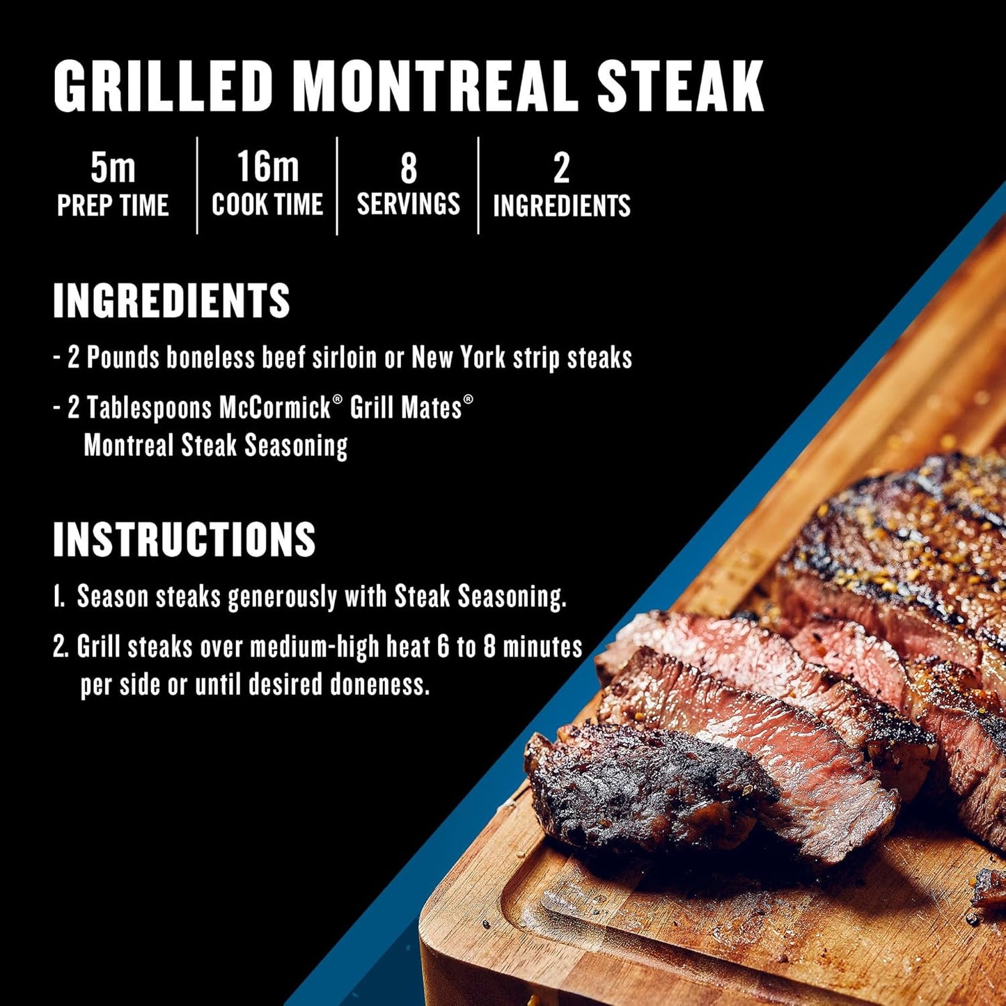 McCormick Grill Mates Montreal Steak Seasoning – Father's Day Present for the Grill Dad in the Family