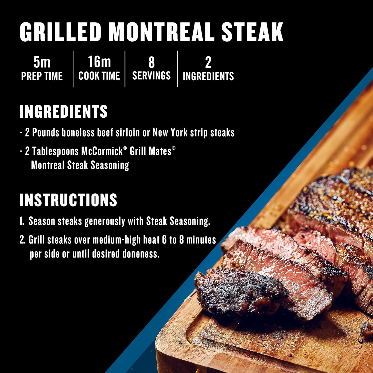 McCormick Grill Mates Montreal Steak Seasoning – Father's Day Present for the Grill Dad in the Family