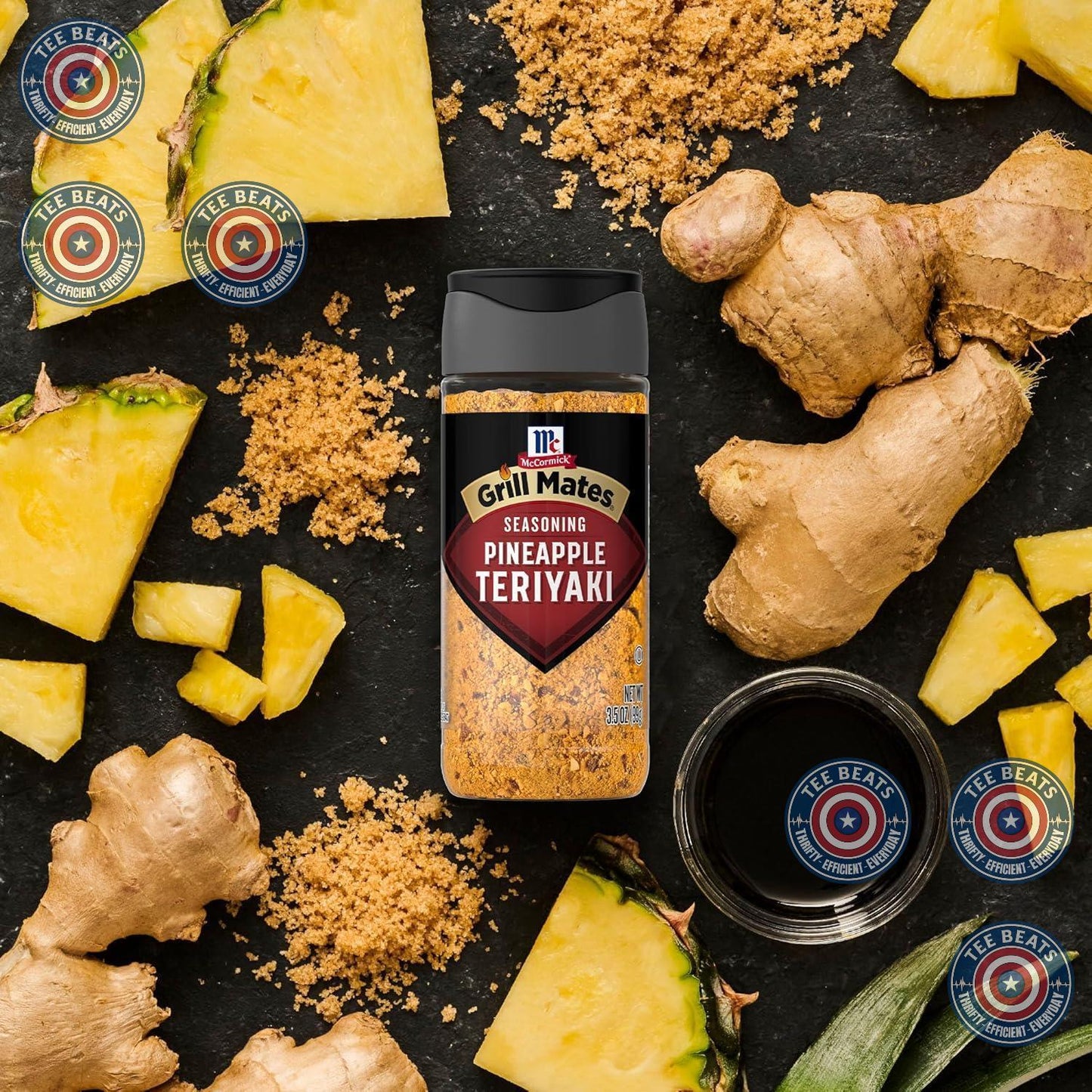 McCormick Grill Mates Pineapple Teriyaki Grilling Seasoning for Housewarming Gift Baskets, Ready-to-Give Flavor for New Home Cooks
