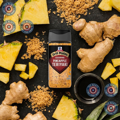 McCormick Grill Mates Pineapple Teriyaki Grilling Seasoning for Housewarming Gift Baskets, Ready-to-Give Flavor for New Home Cooks