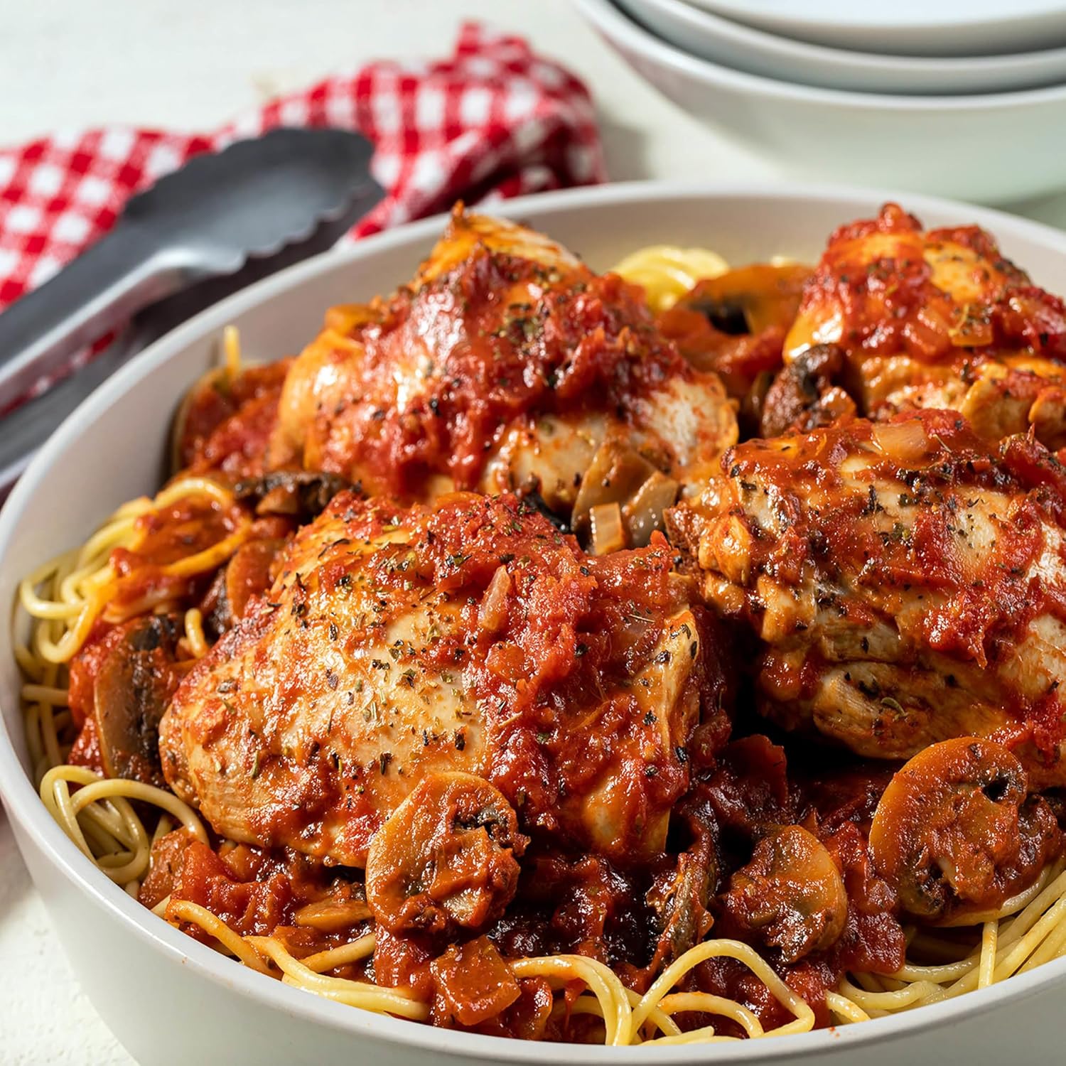 McCormick Italian Mushroom Spaghetti Sauce Mix – One-Packet Italian Sauce for Clutter-Free Pantry, 15-Minute Recipe