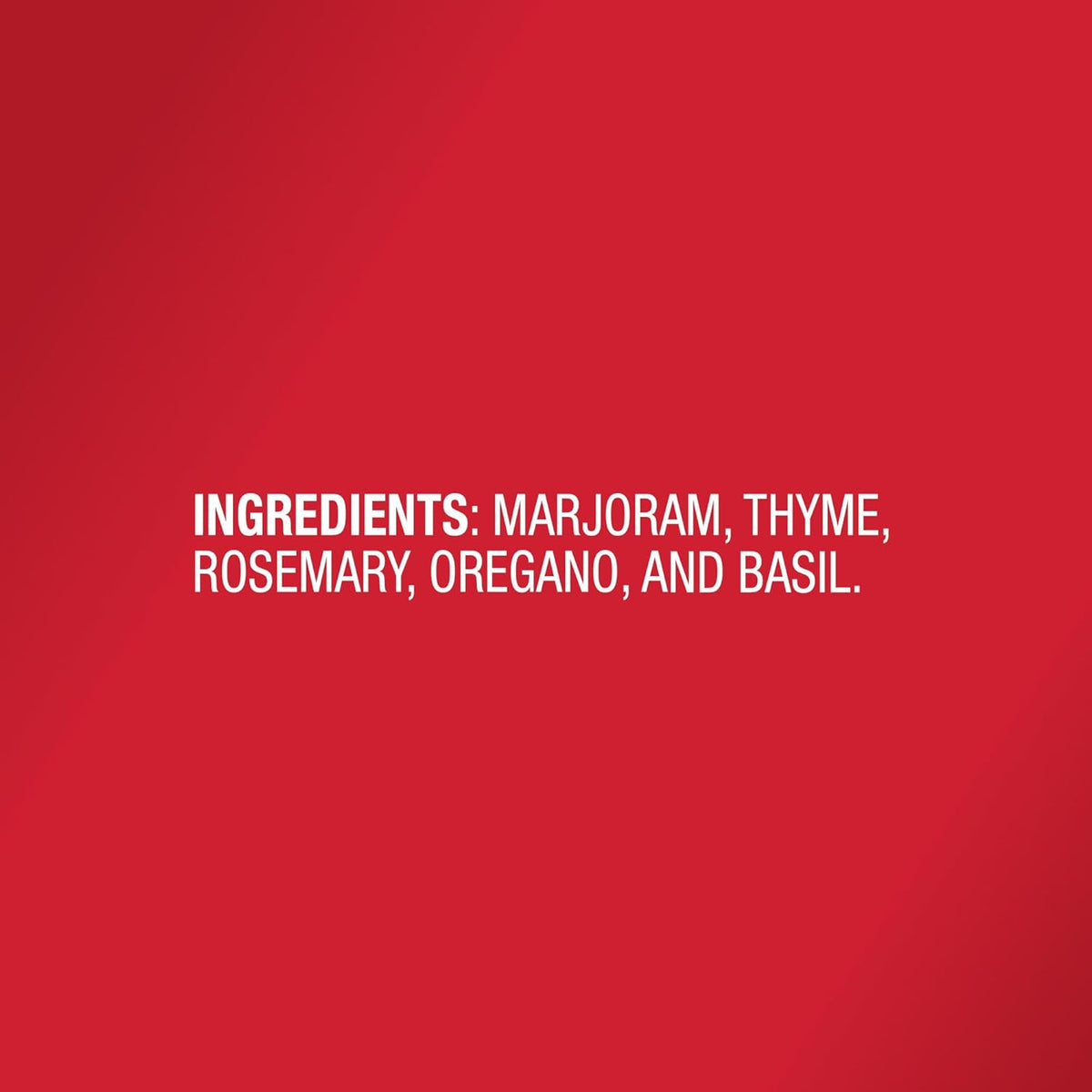 McCormick Italian Seasoning – Quick Weeknight Italian Flavor for Busy Home Cooks, 6.25 oz Shake-On Herb Blend