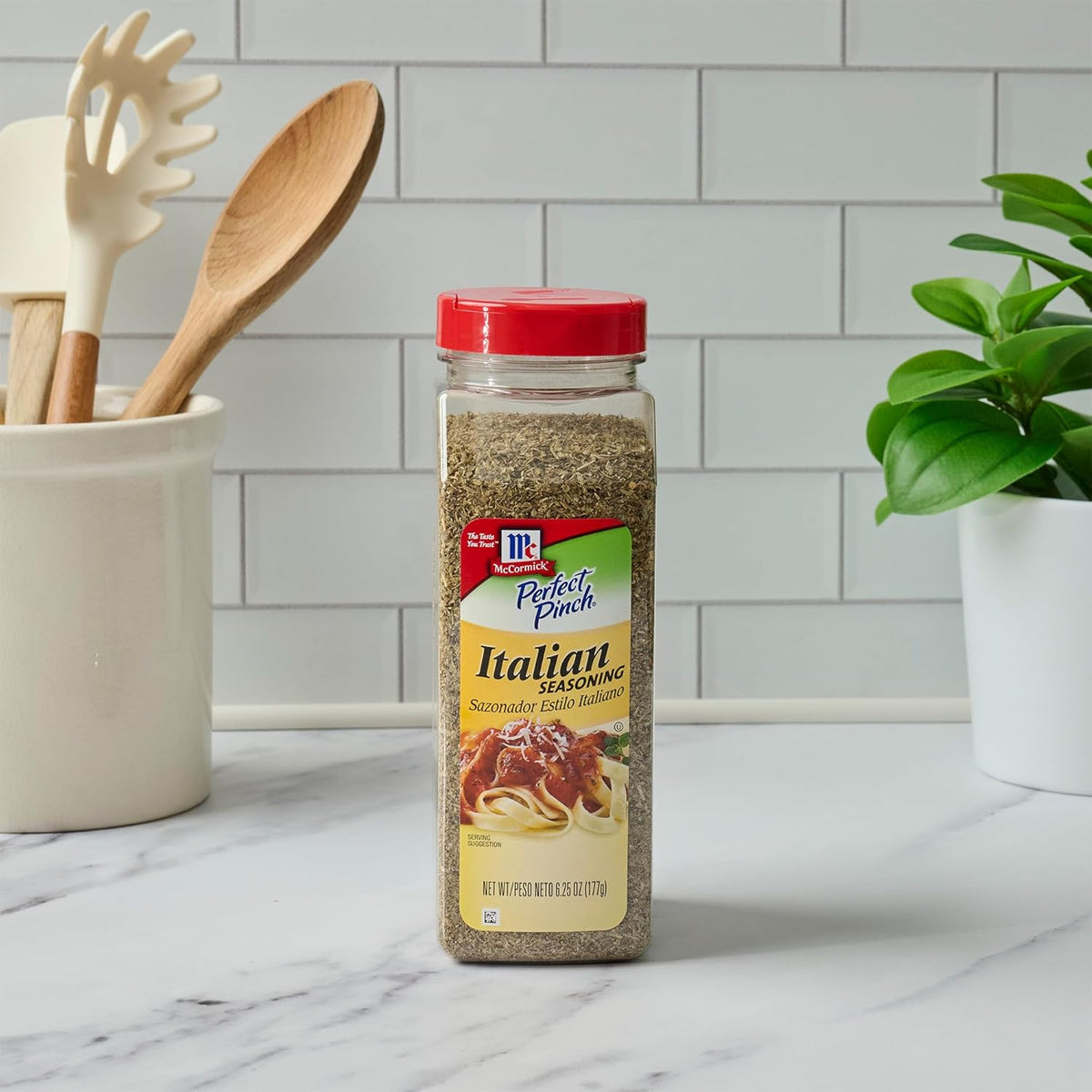 McCormick Italian Seasoning – Quick Weeknight Italian Flavor for Busy Home Cooks, 6.25 oz Shake-On Herb Blend
