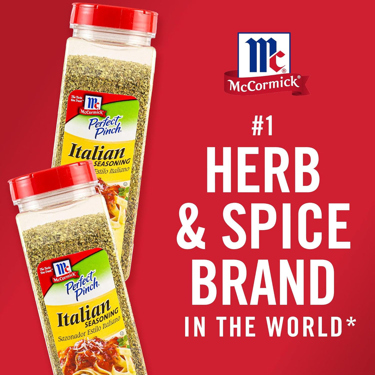 McCormick Italian Seasoning – Quick Weeknight Italian Flavor for Busy Home Cooks, 6.25 oz Shake-On Herb Blend