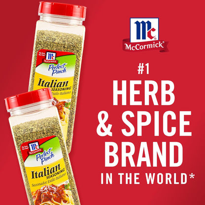 McCormick Italian Seasoning – Quick Weeknight Italian Flavor for Busy Home Cooks, 6.25 oz Shake-On Herb Blend