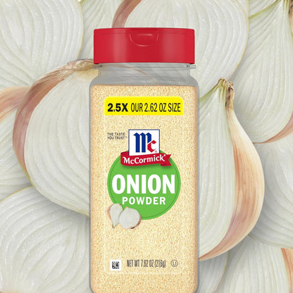McCormick Onion Powder 7.62 oz – Compact Spice Cabinet Staple for Small Kitchens
