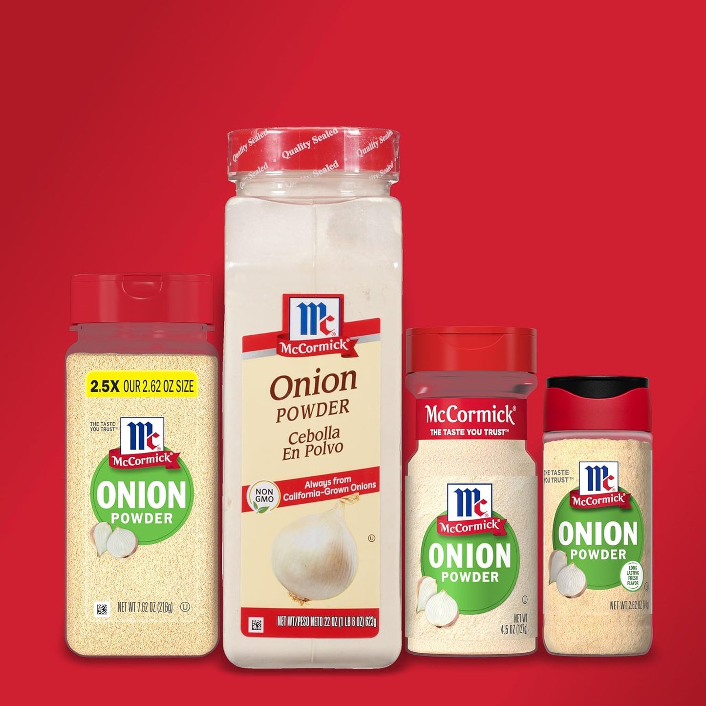 McCormick Onion Powder 7.62 oz – Compact Spice Cabinet Staple for Small Kitchens