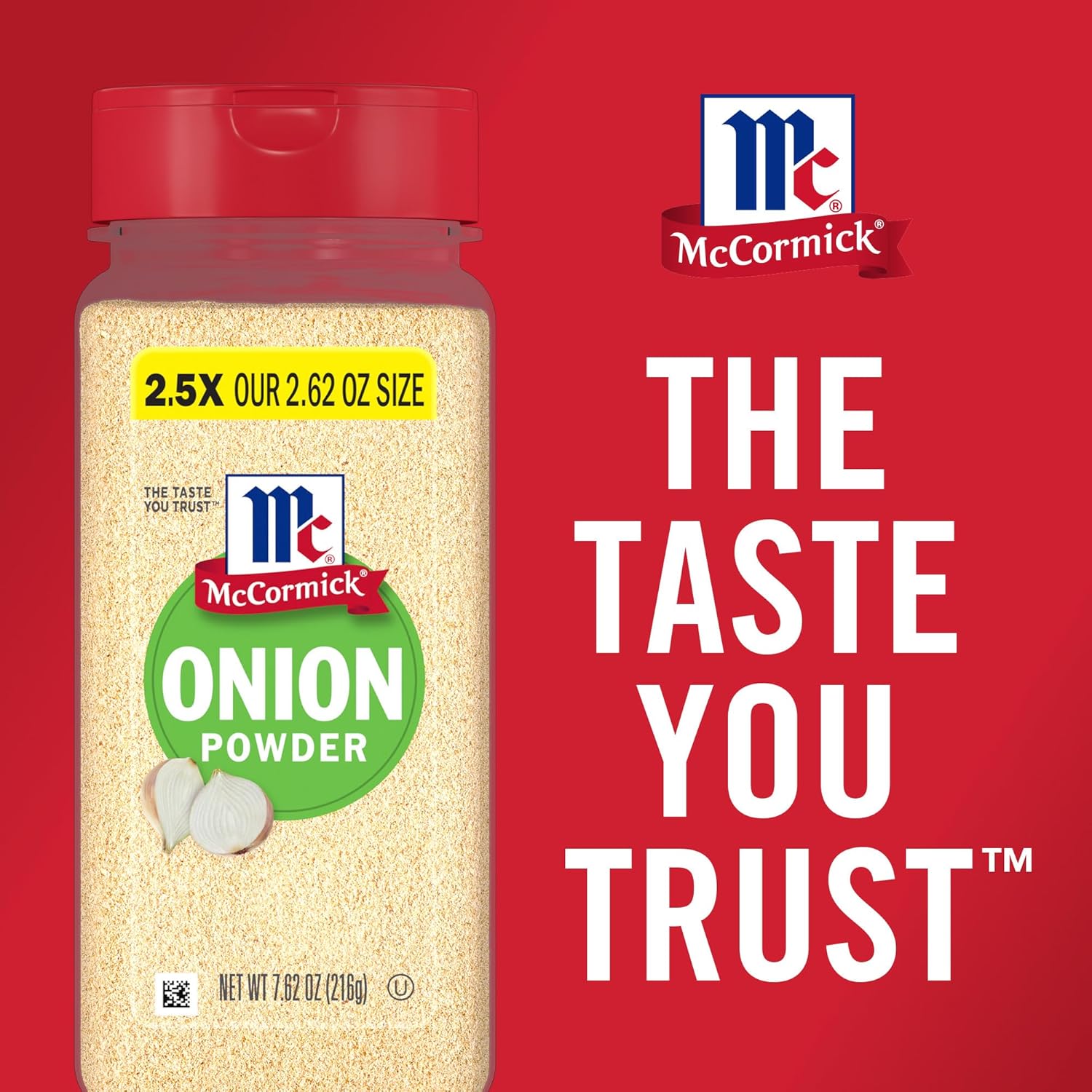 McCormick Onion Powder 7.62 oz – Compact Spice Cabinet Staple for Small Kitchens