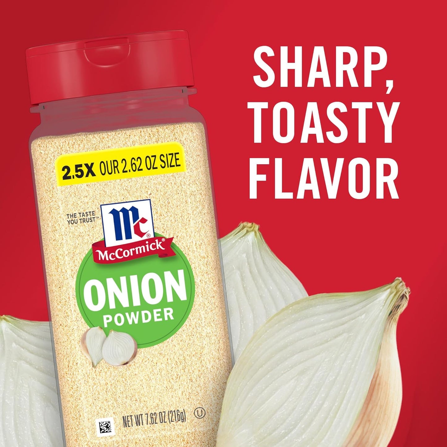 McCormick Onion Powder 7.62 oz – Compact Spice Cabinet Staple for Small Kitchens
