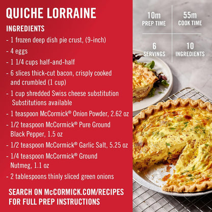 McCormick Onion Powder 7.62 oz – Time-Saving Spice for High-Volume Home Cooking