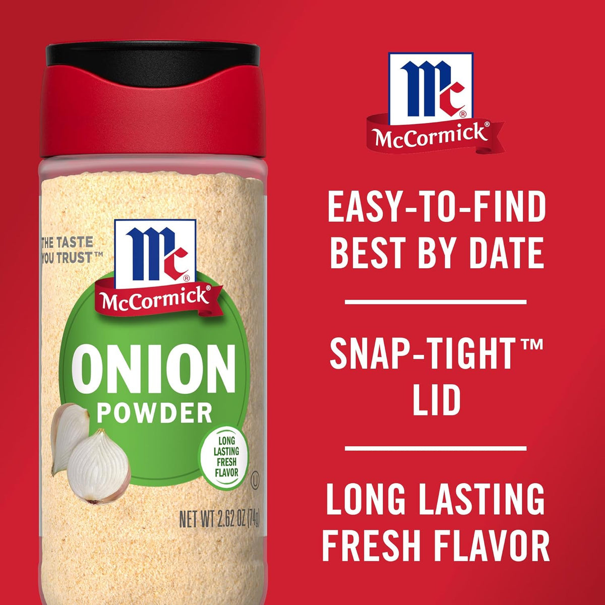 McCormick Onion Powder – Non-GMO Vegan Seasoning for Wellness-Focused Kitchens