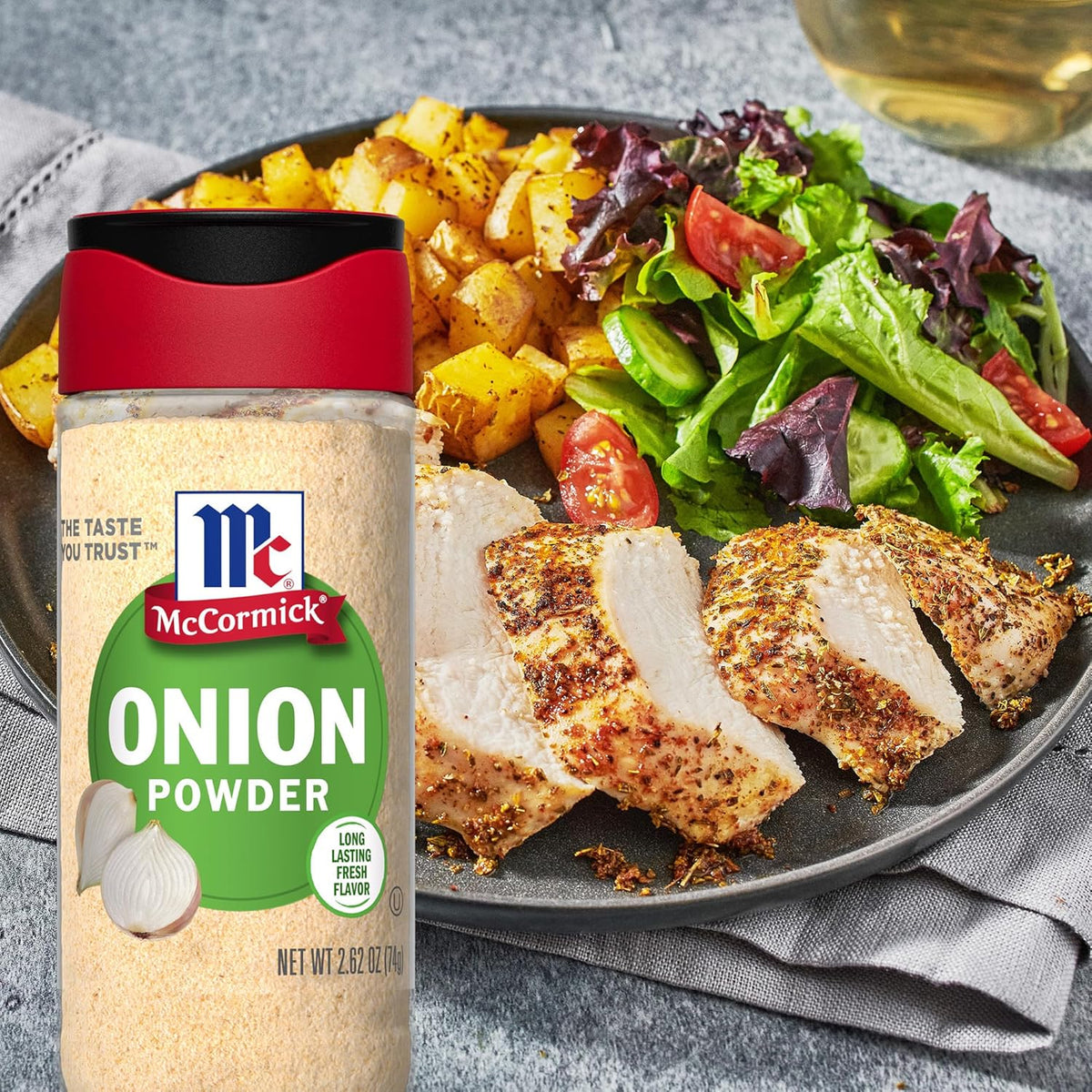 McCormick Onion Powder – Non-GMO Vegan Seasoning for Wellness-Focused Kitchens