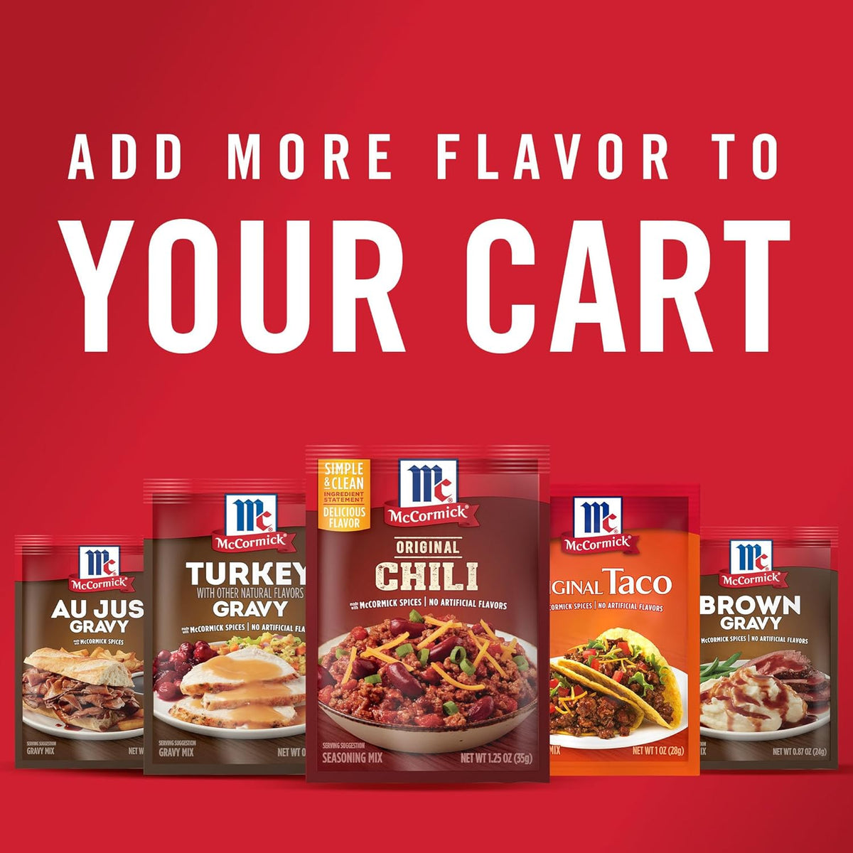 McCormick Original Chili Seasoning Mix for Busy Home Cooks, Fast 20-Minute Pantry Staple