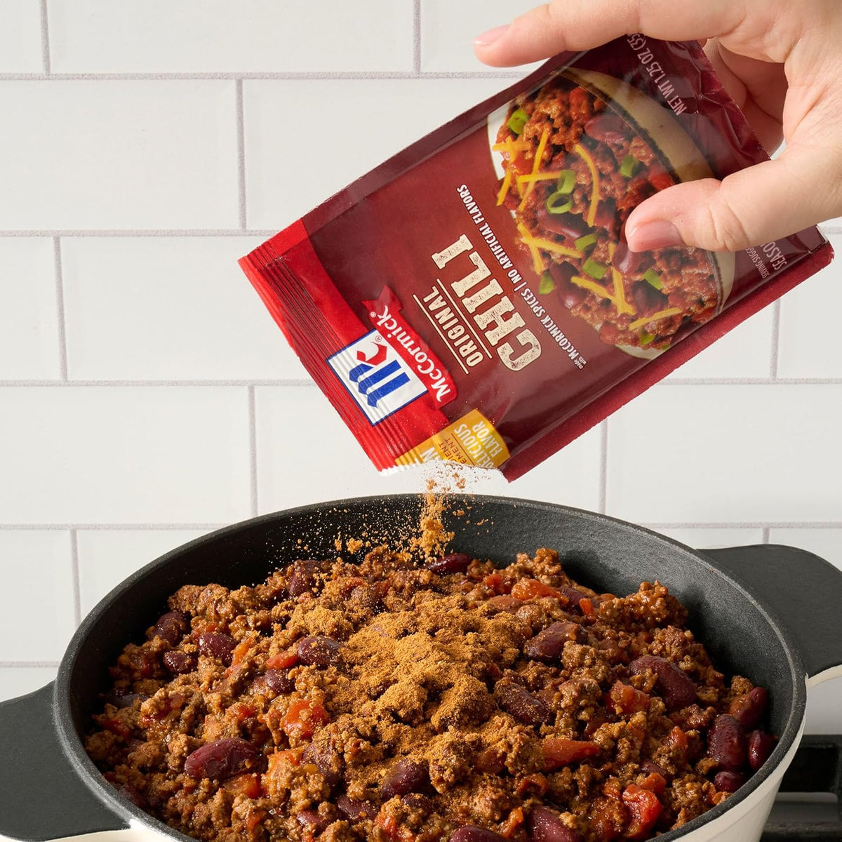 McCormick Original Chili Seasoning Mix for Busy Home Cooks, Fast 20-Minute Pantry Staple