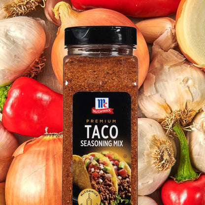 McCormick Premium Taco Seasoning Mix, 24 oz – Clean-Label Taco Seasoning for Mindful Home Cooking