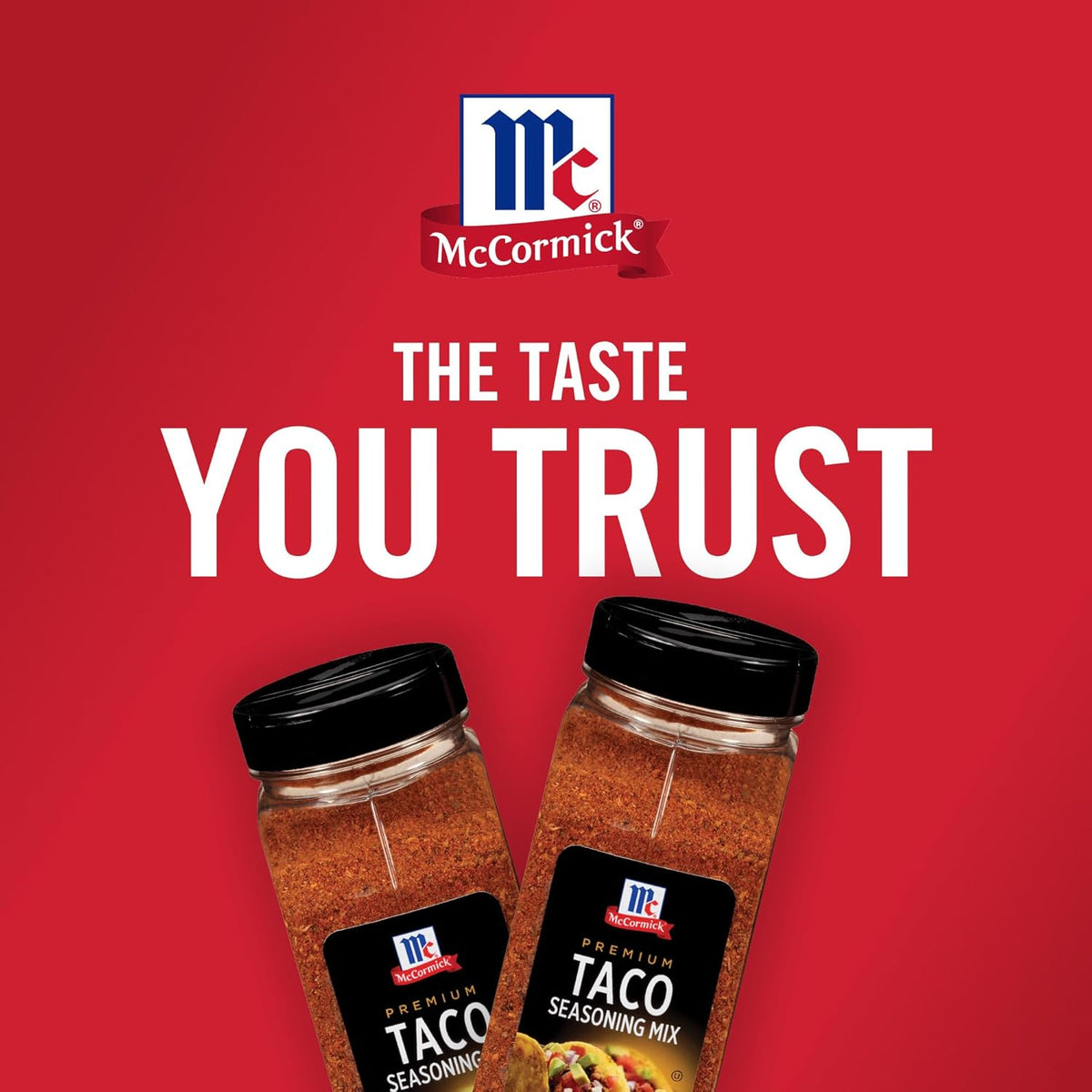 McCormick Premium Taco Seasoning Mix, 24 oz – Clean-Label Taco Seasoning for Mindful Home Cooking
