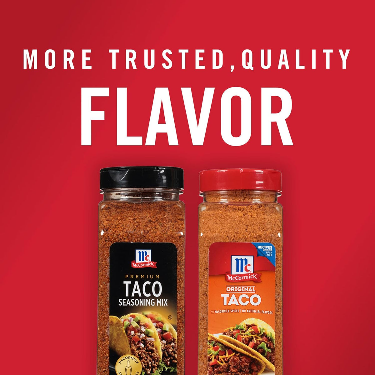 McCormick Premium Taco Seasoning Mix, 24 oz – Clean-Label Taco Seasoning for Mindful Home Cooking