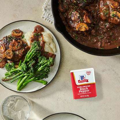 McCormick Pure Ground Black Pepper 3 oz – Thoughtful Housewarming Gift for New Home Cooks