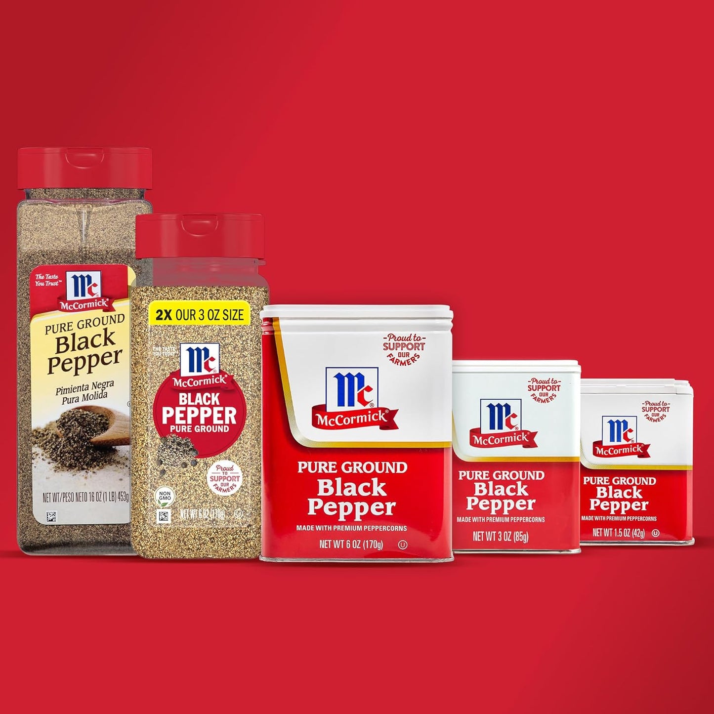 McCormick Pure Ground Black Pepper 3 oz – Thoughtful Housewarming Gift for New Home Cooks