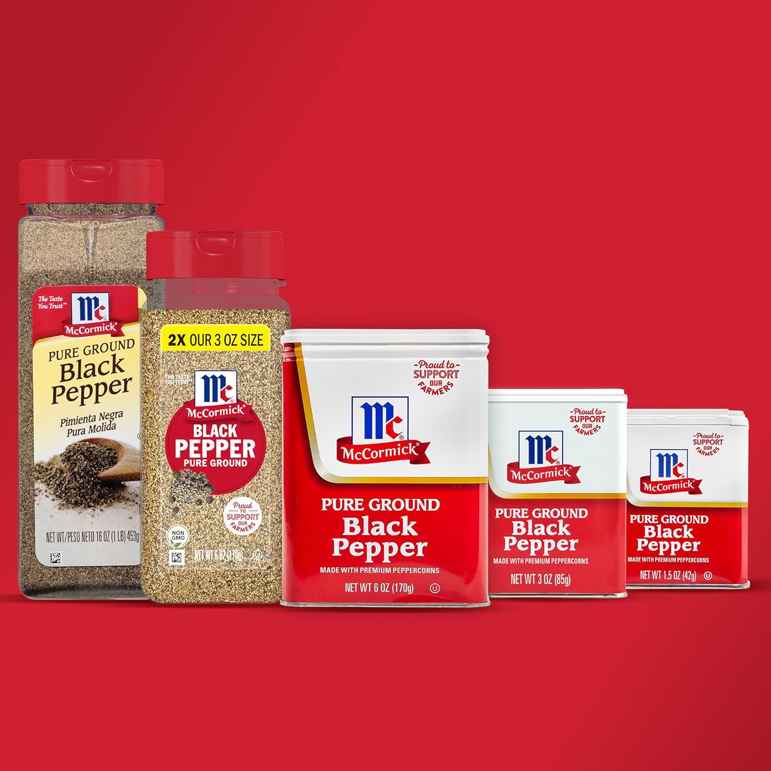 McCormick Pure Ground Black Pepper 3 oz – Thoughtful Housewarming Gift for New Home Cooks