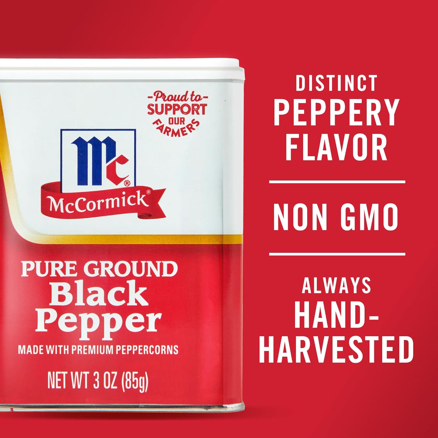 McCormick Pure Ground Black Pepper 3 oz – Thoughtful Housewarming Gift for New Home Cooks