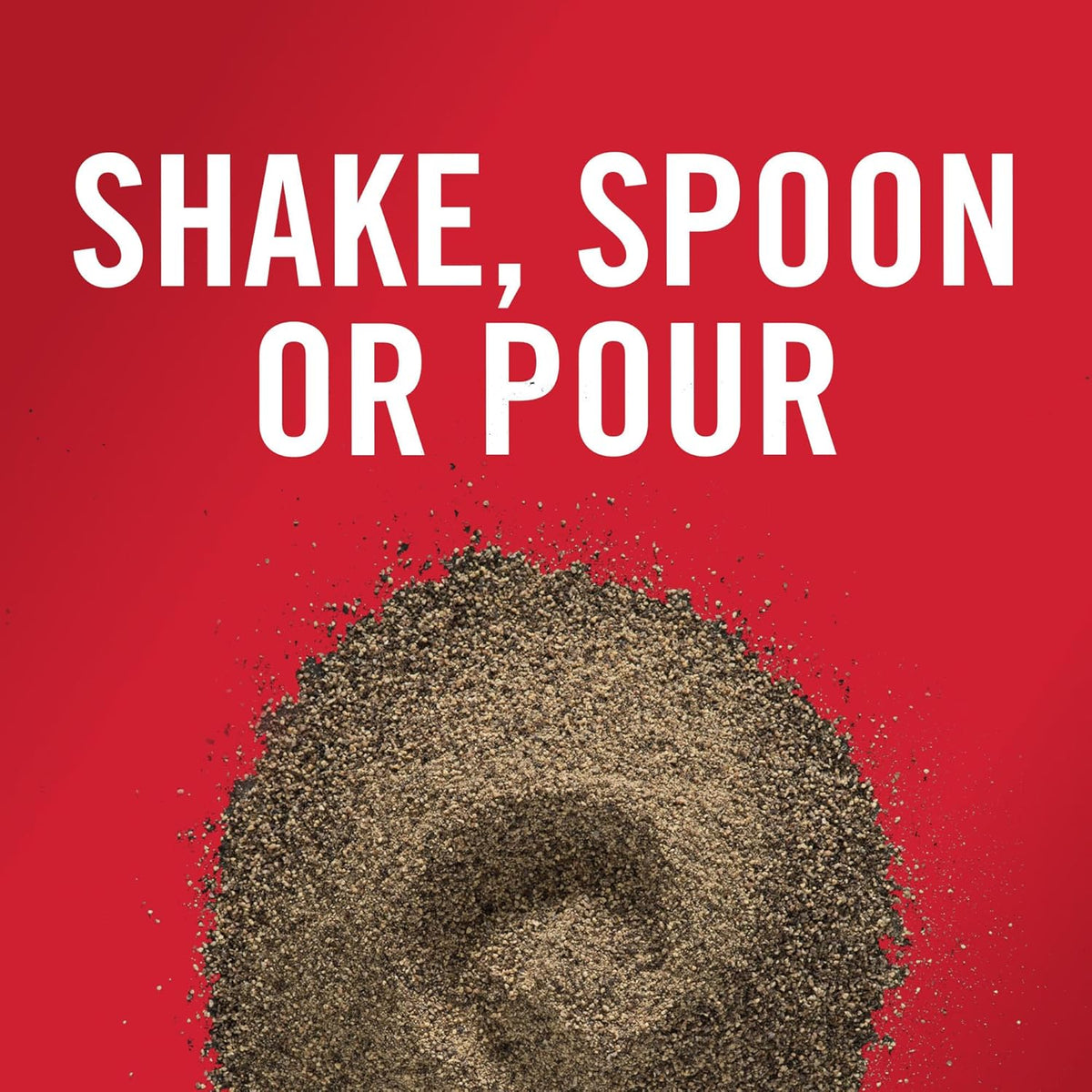 McCormick Pure Ground Black Pepper – Single-Ingredient Shaker for Uncluttered Countertops, Daily Seasoning