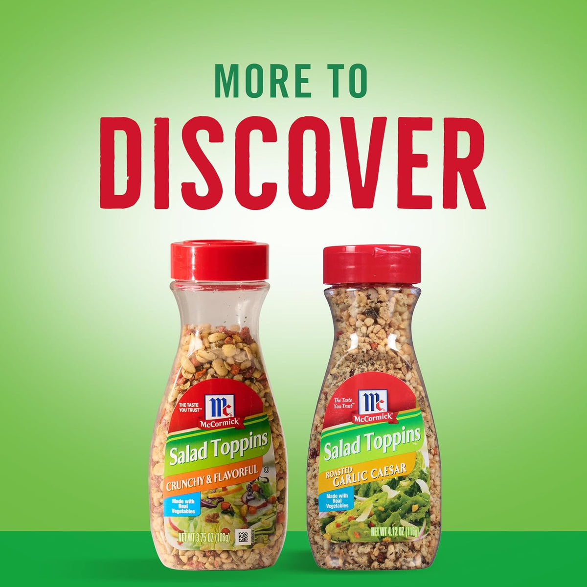 McCormick Salad Toppins Crunchy & Flavorful Kid-Friendly Salad Topping, Picky Eater Veggie Crunch Booster