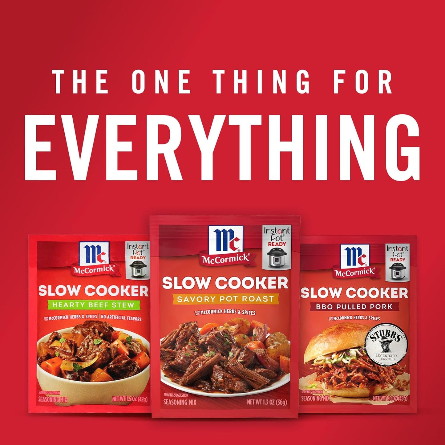 McCormick Slow Cooker Savory Pot Roast Seasoning – Family-Friendly No MSG Dinner for Picky Eaters