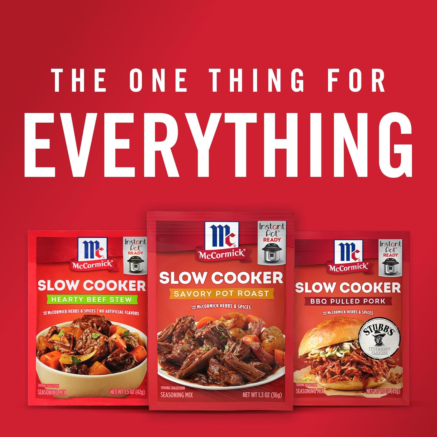 McCormick Slow Cooker Savory Pot Roast Seasoning – Family-Friendly No MSG Dinner for Picky Eaters