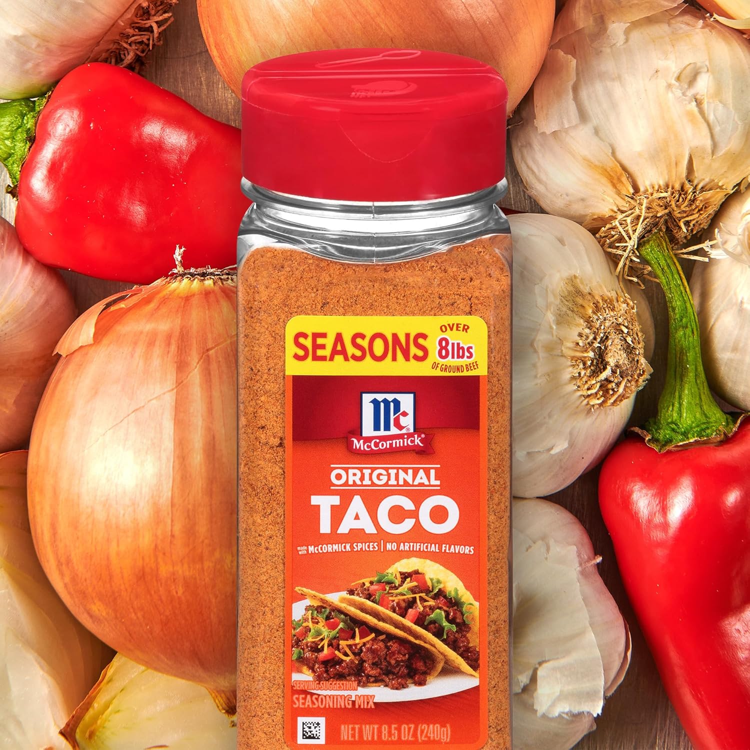 McCormick Taco Seasoning Mix – 15-Minute Weeknight Dinner Solution for Busy Working Parents, 8.5 oz Pouch