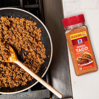 McCormick Taco Seasoning Mix – 15-Minute Weeknight Dinner Solution for Busy Working Parents, 8.5 oz Pouch