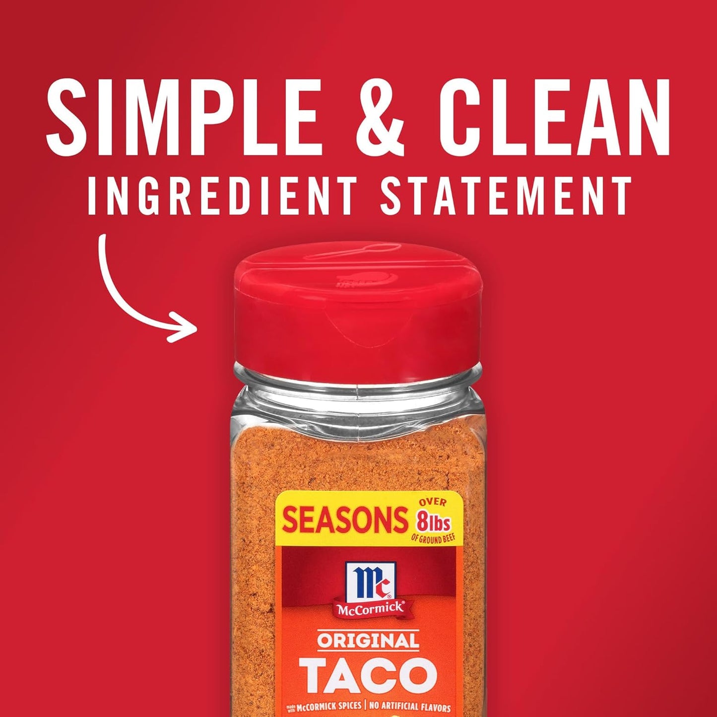 McCormick Taco Seasoning Mix – 15-Minute Weeknight Dinner Solution for Busy Working Parents, 8.5 oz Pouch