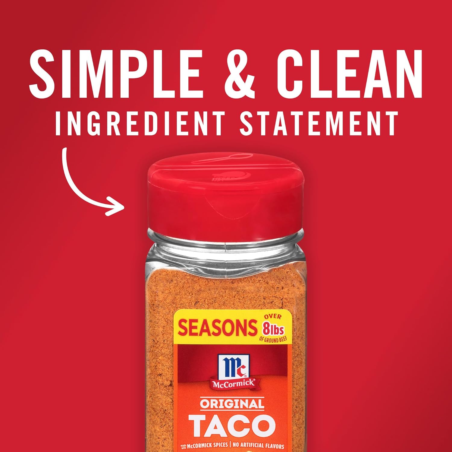 McCormick Taco Seasoning Mix – 15-Minute Weeknight Dinner Solution for Busy Working Parents, 8.5 oz Pouch