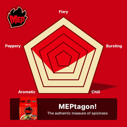 MEP Black Pepper Beef Ramen – Focus-Friendly Instant Lunch for Home Office Pantry