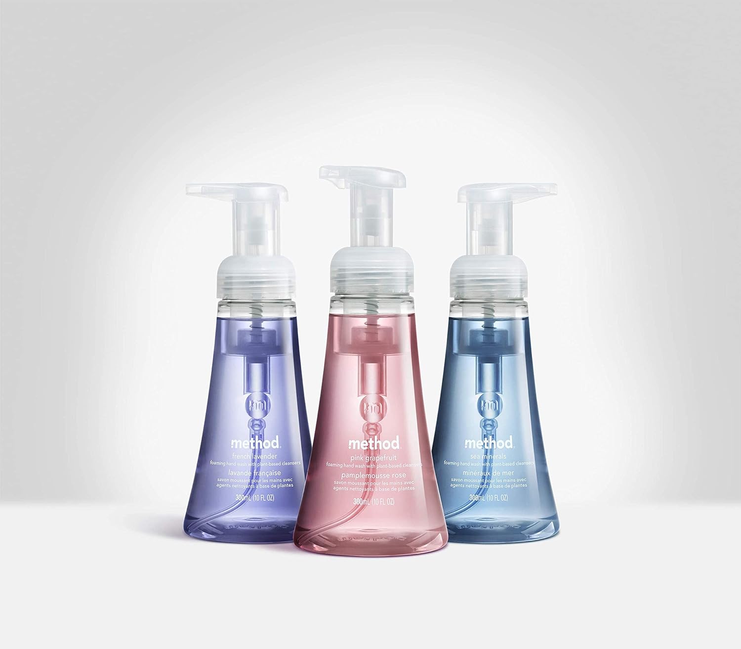 Method Foaming Hand Soap Waterfall – Clean-Lined Counter Soap for Uncluttered Bathrooms