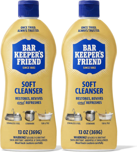 micro-abrasive oxalic acid liquid formula that lifts rust, tarnish, limescale, and soap scum